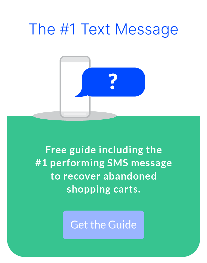 The Top Performing SMS for Cart Abandonment