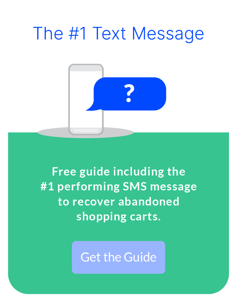 The Top Performing SMS for Cart Abandonment